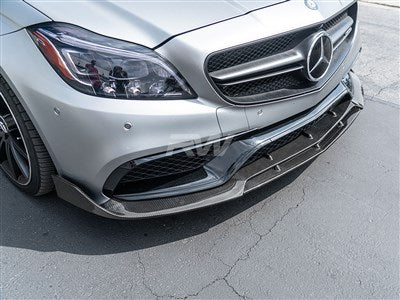 RW Carbon Mercedes W218 CLS63 BRS Style Carbon Fiber Front Lip mercw21812