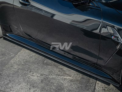 RW Carbon BMW G82 G83 M4 RWS Carbon Fiber Side Skirt Extensions bmwg8210