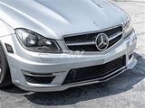 RW Carbon Mercedes C63 Black Series Style Carbon Fiber Front Lip mercw20410