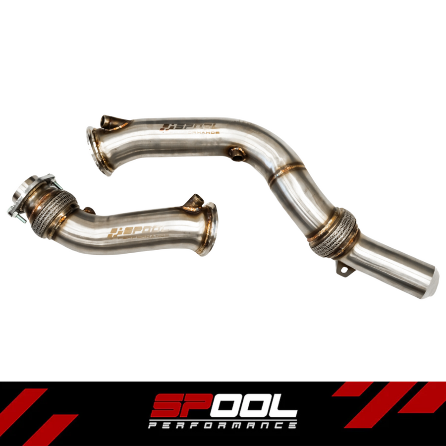 Spool Performance F80/F82/F83/F87 S55 STAINLESS STEEL DOWNPIPE UPGRADE [RACE DOWNPIPES] SP-S55-DP