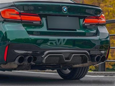 RW Carbon BMW G30 5-Series CS Style Carbon Fiber Diffuser bmwg30029