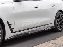 Load image into Gallery viewer, RW Carbon BMW i4 Dry Carbon Fiber SQ Side Skirt Extensions bmwi4002