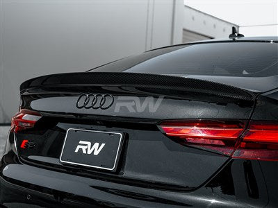 RW Carbon Audi A5 S5 RS5 4dr Sportback CF Trunk Spoiler audib8001