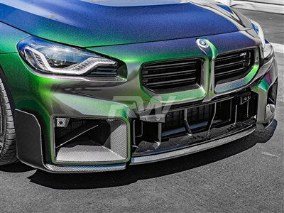 RW Carbon BMW G87 M2 Carbon Fiber Performance Style Front Lip bmwg87012