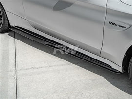 RW Carbon Mercedes W205 GTX CF Side Skirt Extensions mercw20511