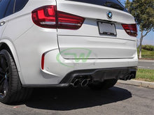 Load image into Gallery viewer, RW Carbon BMW F85 X5M 3D Style Carbon Fiber Diffuser bmwf8507