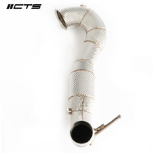 Load image into Gallery viewer, CTS TURBO 3.5″ DOWNPIPE HIGH-FLOW CAT FOR MERCEDES-BENZ M133 A45/CLA45/GLA45 AMG CTS-EXH-DP-0029-CAT