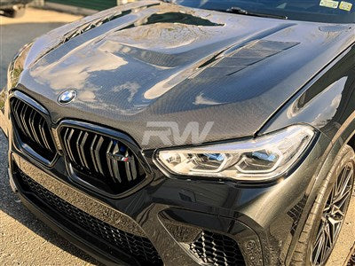 RW Carbon BMW G05 X5 F95 X5M Carbon Fiber Hood bmwf95012