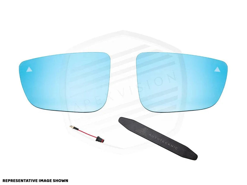 ApexVision Blue Tinted Side View Mirror Glass Set - BMW G8X M2/ M3/ M4