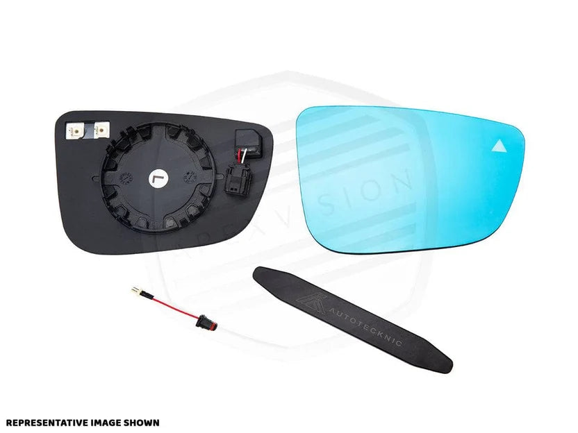 ApexVision Blue Tinted Side View Mirror Glass Set - BMW G8X M2/ M3/ M4