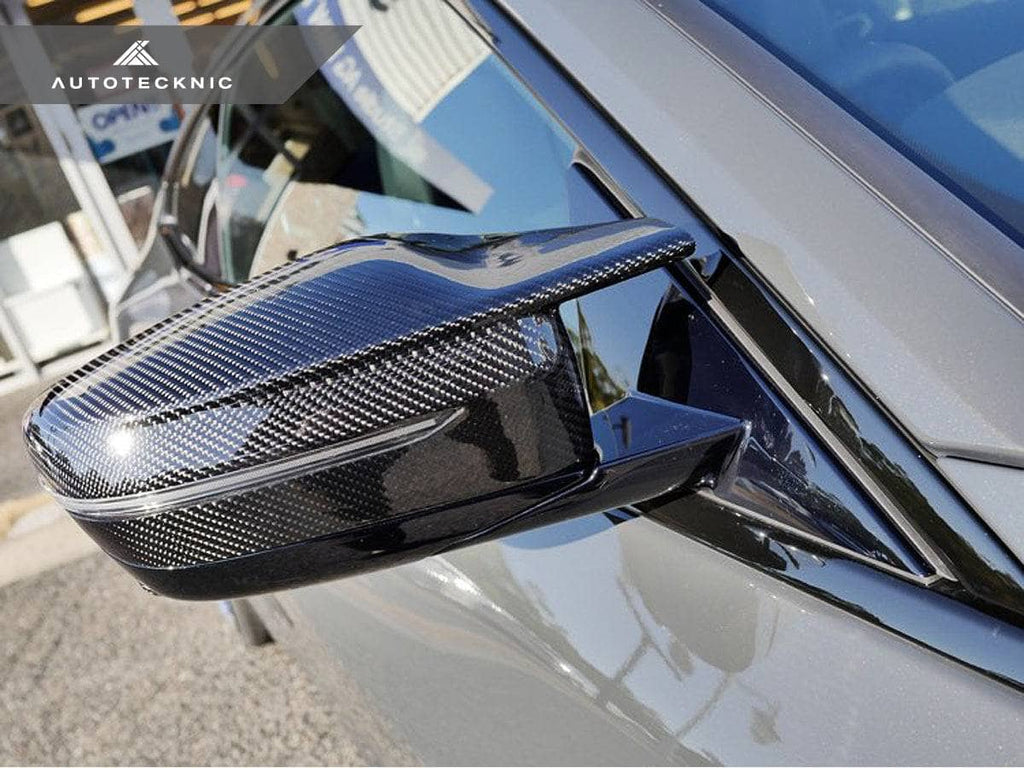 AutoTecknic G8X Style M-Inspired Version II Dry Carbon Mirror Covers - BMW G42 2-Series