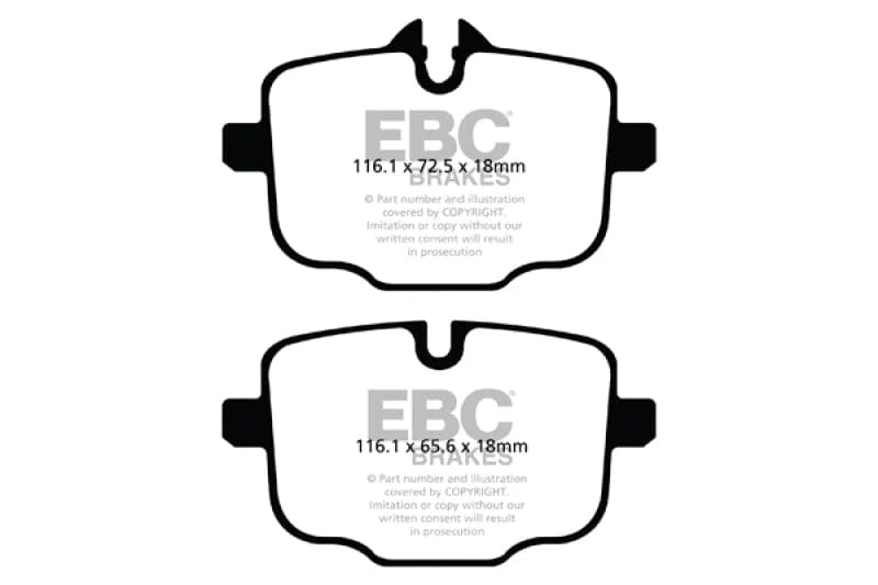 EBC 2021+ BMW M3/M4 3.0TT (G80/G82/G83) Bluestuff Rear Brake Pads