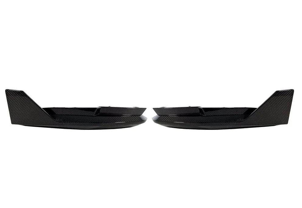 2021-2023 BMW M3 / M4 (G80 / G82 / G83) Performance Inspired Replacement Dry Carbon Fiber Rear Bumper Splitters with Wing