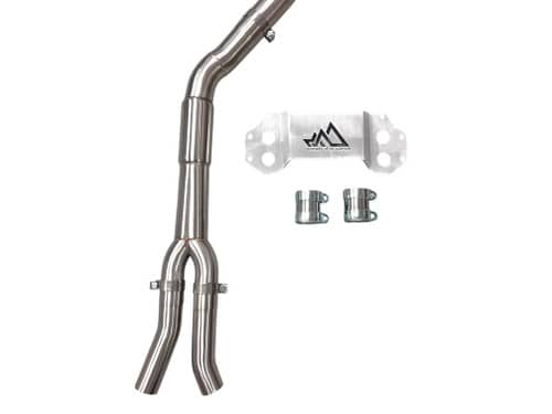 MAD BMW G8x M3 M4 S58 Resonated Single Midpipe (Brace Included) Mad-5059 MAD-059