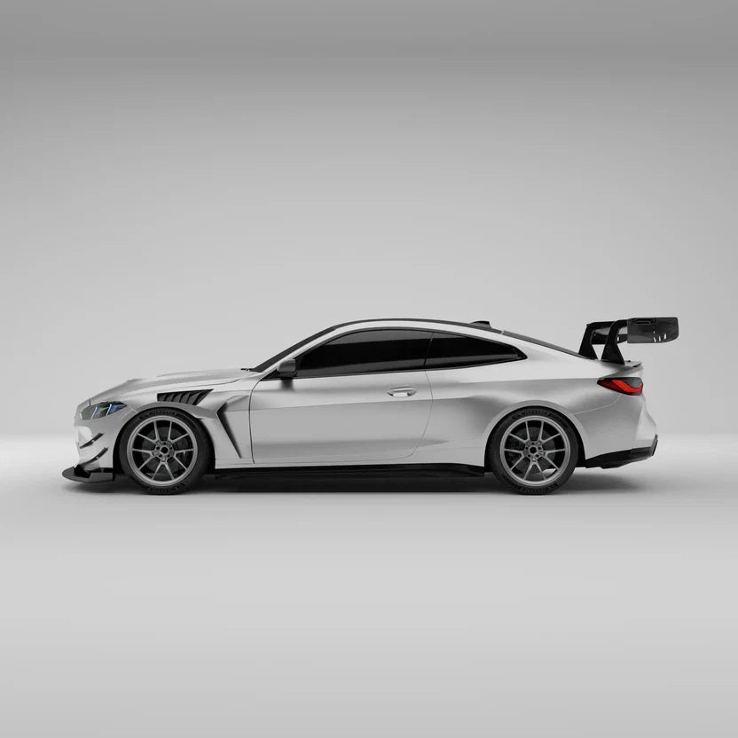 Revozport Carbon Fiber Side Skirts for BMW G82 G83 M4 2021-2024