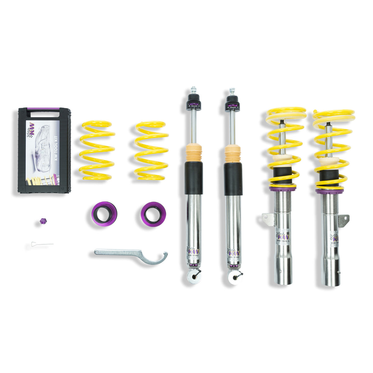KW Suspensions KW V3 Coilover Kit Bundle - BMW X3 (G01); BMW X4 (G02) with EDC main image 1