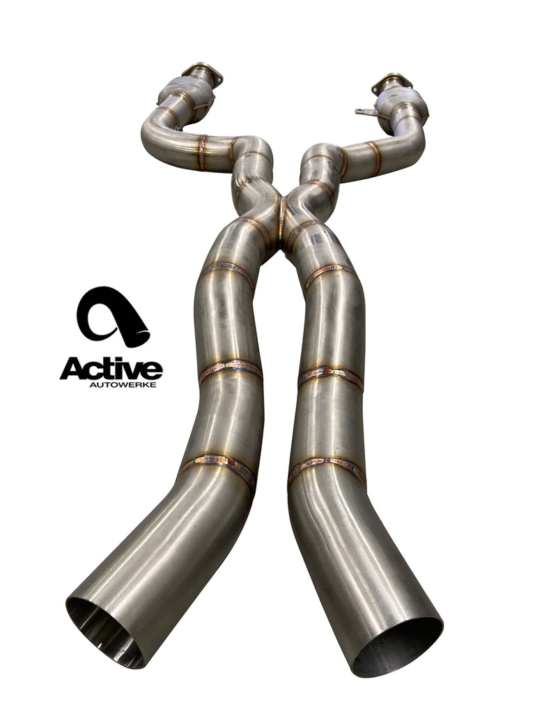 ACTIVE AUTOWERKE G80/G82 M3/M4 SIGNATURE MID-PIPE WITH X-PIPE 11-087