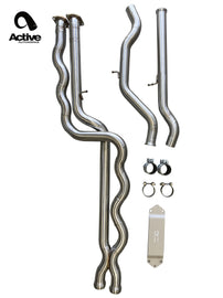 Active Autowerke F8X BMW M3 & M4 EQUAL LENGTH MID PIPE (PATENT PENDING IN US, UK AND EU) INCLUDES ACTIVE F-BRACE