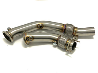 MAD BMW S55 DOWNPIPES M2C M3 M4 W/ FLEX SECTION MAD-1004 MAD-2004