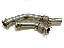 Load image into Gallery viewer, MAD BMW S55 DOWNPIPES M2C M3 M4 W/ FLEX SECTION MAD-1004 MAD-2004