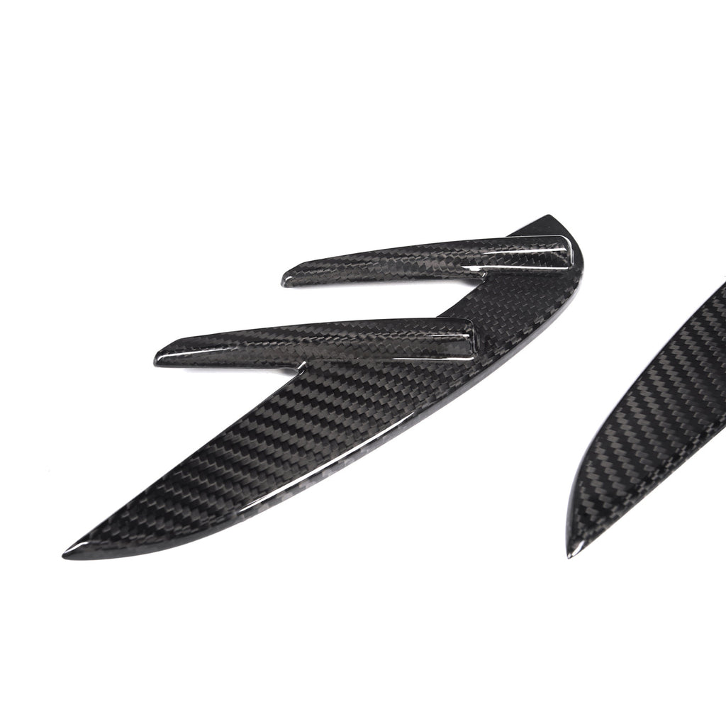 R44 MHC PLUS BMW G80 M3 PRE PREG CARBON FIBRE SIDE FENDER BADGE COVER