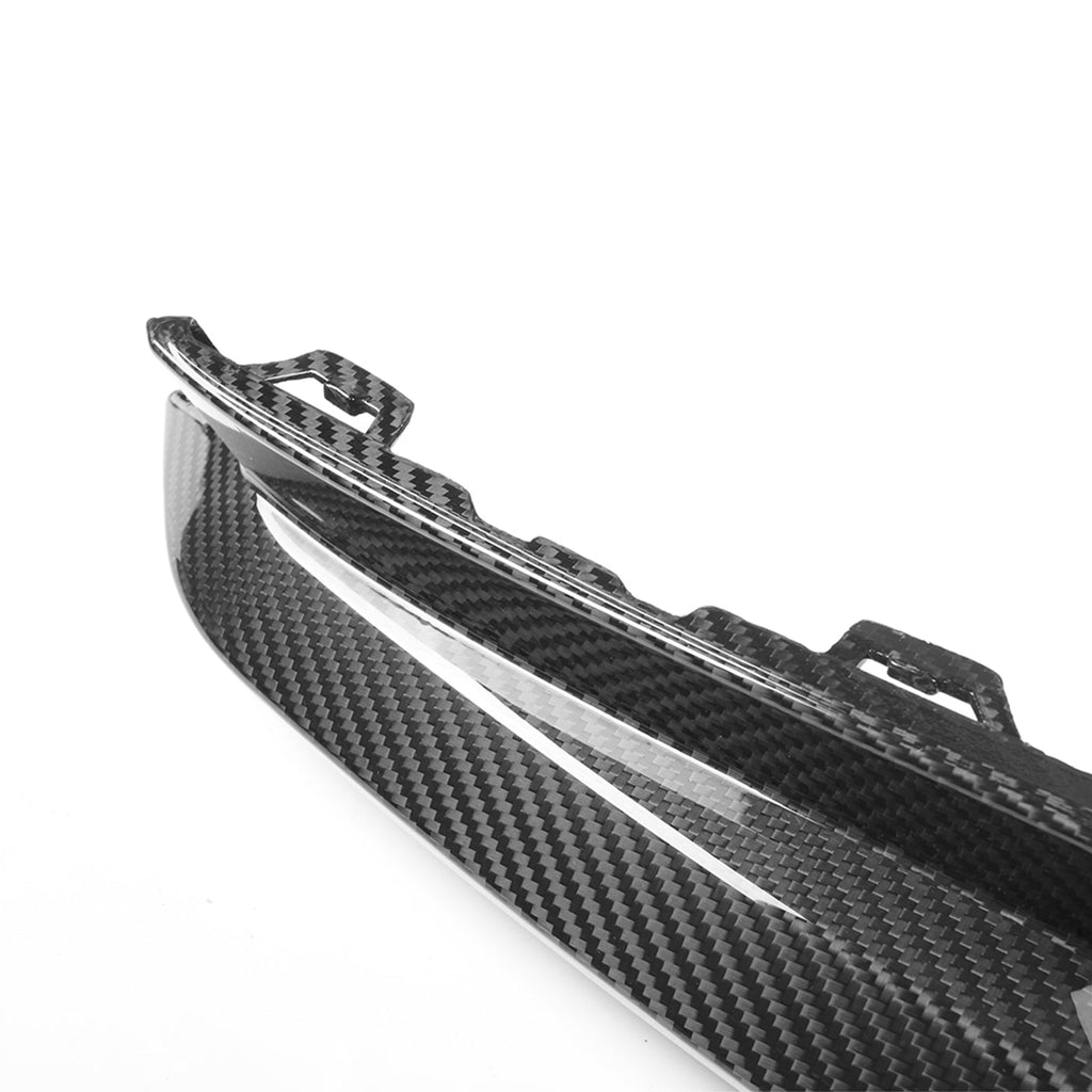 R44 MHC PLUS BMW G80 M3 OEM STYLE REAR SIDE DIFFUSER CORNER REPLACEMENTS IN PRE PREG CARBON FIBRE