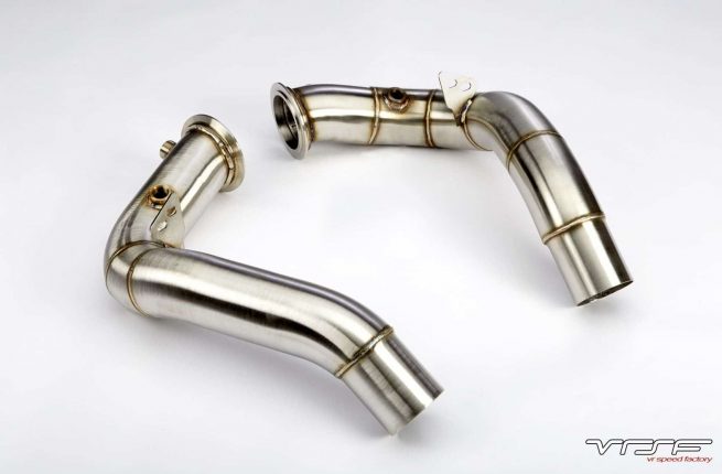 VRSF 3″ Stainless Steel Race Downpipes 2011 – 2018 BMW M5 & M6 S63 10152010