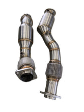 Load image into Gallery viewer, Active Autowerke BMW S58 F97/F98 X3M/X4M Downpipes w GESI CAT 11-070
