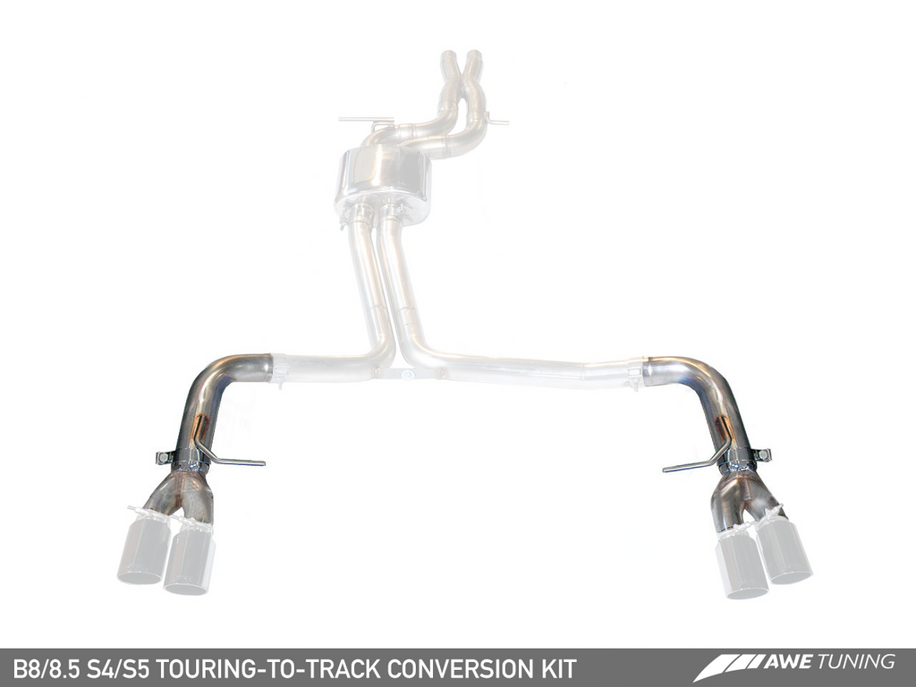 AWE EXHAUST SUITE AND DOWNPIPE SYSTEMS FOR AUDI B8.5 S4