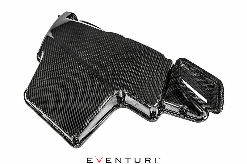 Eventuri BMW E9X M3 S65 Black Carbon Airbox Lid - Gloss EVE-E9X-CF-ARB