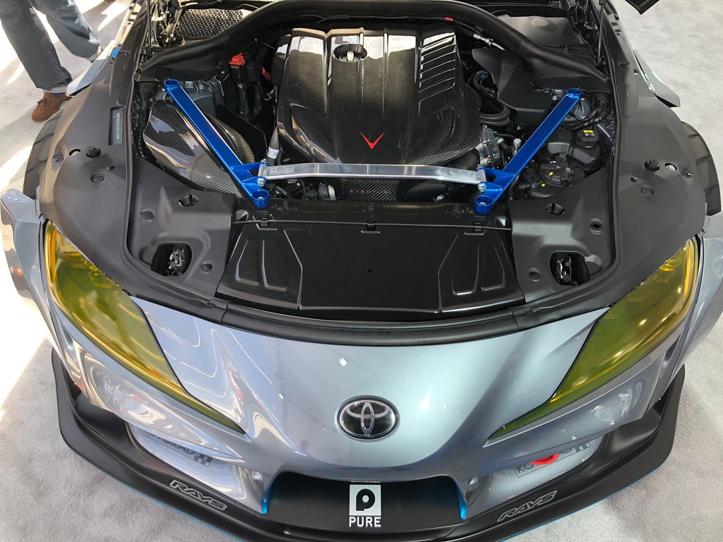 Eventuri Toyota A90 Supra Black Carbon Intake System EVE-A90-CF-INT