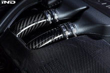 Load image into Gallery viewer, Eventuri BMW F8X M2C M3 M4 S55 Black Carbon Charge Pipe Set EVE-S55-CF-CHG