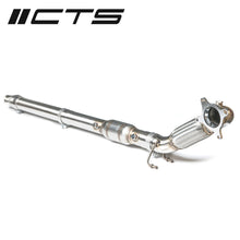 Load image into Gallery viewer, CTS TURBO AUDI/VW 2.0T FWD EXHAUST DOWNPIPE WITH HIGH-FLOW CAT (MK5, MK6, 8P A3, 8J TT) CTS-EXH-DP-0001-CAT