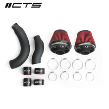 Load image into Gallery viewer, CTS TURBO C7 S6/S7/RS7 DUAL 3″ INTAKE KIT WITH 6″ VELOCITY STACK CTS-IT-938