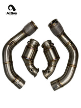 Load image into Gallery viewer, Active Autowerke F90 M5/M8 X5M/X6M CATTED DOWNPIPES 11-063