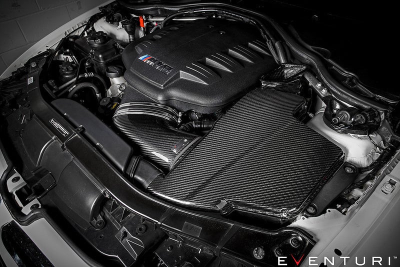 Eventuri BMW E9X M3 S65 Black Carbon Airbox Lid - Gloss EVE-E9X-CF-ARB