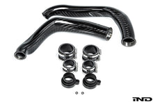 Load image into Gallery viewer, Eventuri BMW F8X M2C M3 M4 S55 Black Carbon Charge Pipe Set EVE-S55-CF-CHG