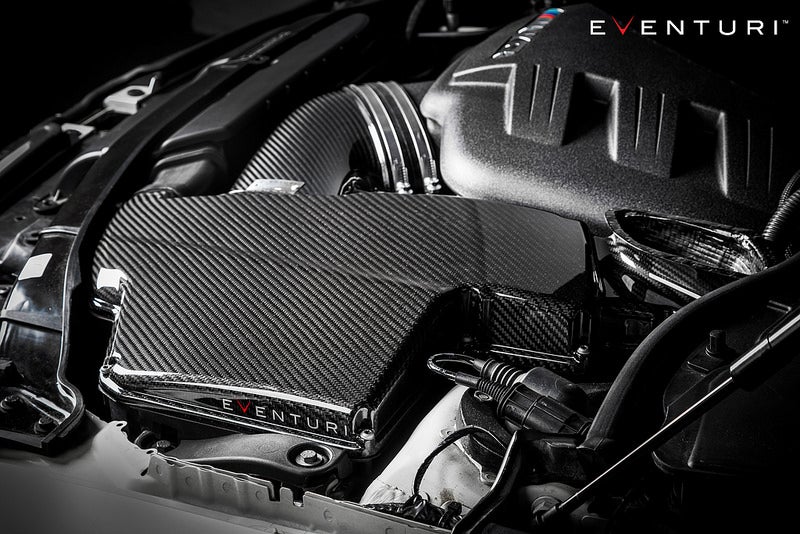 Eventuri BMW E9X M3 S65 Black Carbon Airbox Lid - Gloss EVE-E9X-CF-ARB