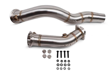 Load image into Gallery viewer, VRSF 3″ Cast Race Downpipes 15-19 BMW M3, M4 &amp; M2 Competition S55 F80 F82 F87 10802010