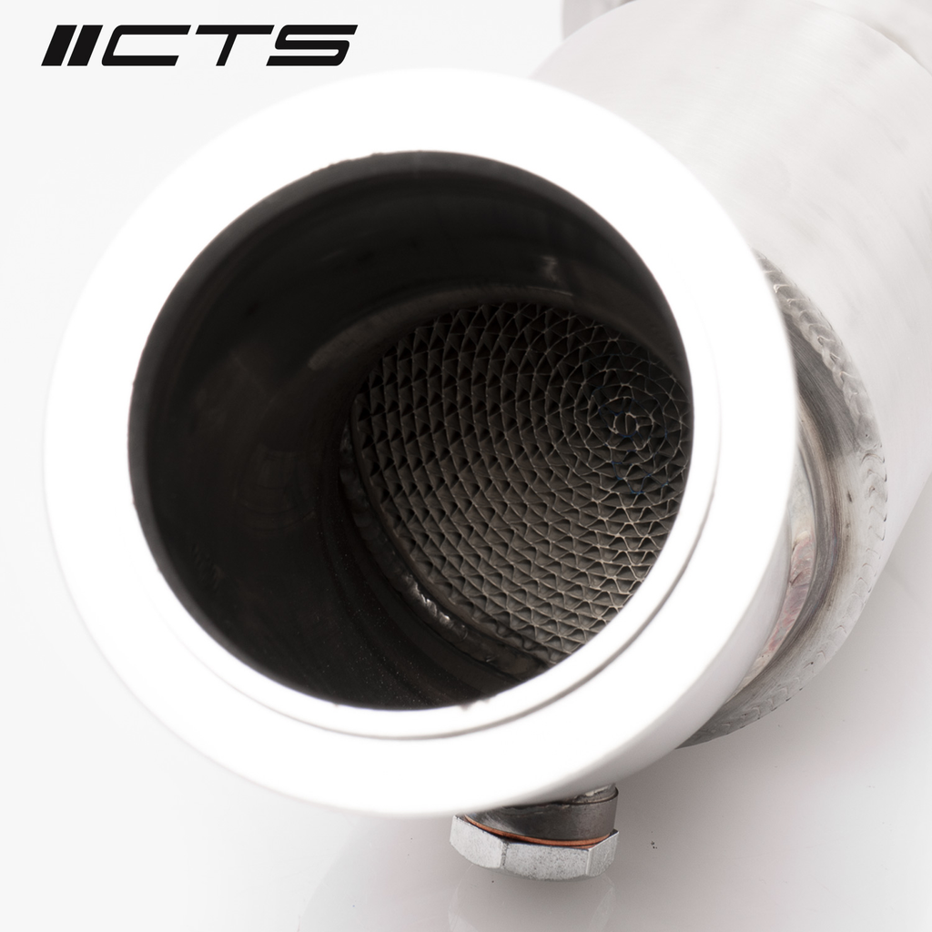 CTS TURBO 3.5″ HIGH-FLOW CAT BMW N55 (PNEUMATIC WASTEGATE) CTS-EXH-DP-0022-CAT