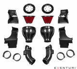 Eventuri BMW F10 M5 Colored Kevlar Intake System - Black Tubes EVE-F10M5-KV-INT