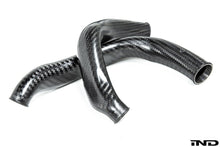 Load image into Gallery viewer, Eventuri BMW F8X M2C M3 M4 S55 Black Carbon Charge Pipe Set EVE-S55-CF-CHG