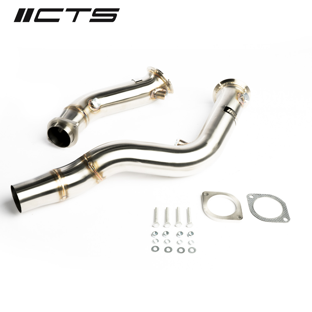 CTS TURBO 3″ STAINLESS STEEL DOWNPIPE BMW S55 F80 F82 F87 M3/M4/M2 COMPETITION CTS-EXH-DP-0025