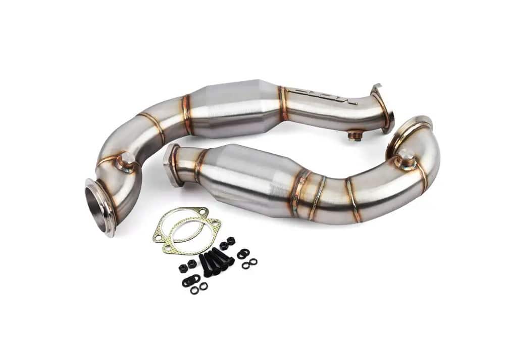 VRSF 3″ Cast Stainless Steel Catless Downpipes N54 V2 2007 – 2010 BMW 335i / 2008 – 2012 BMW 135i 10902010