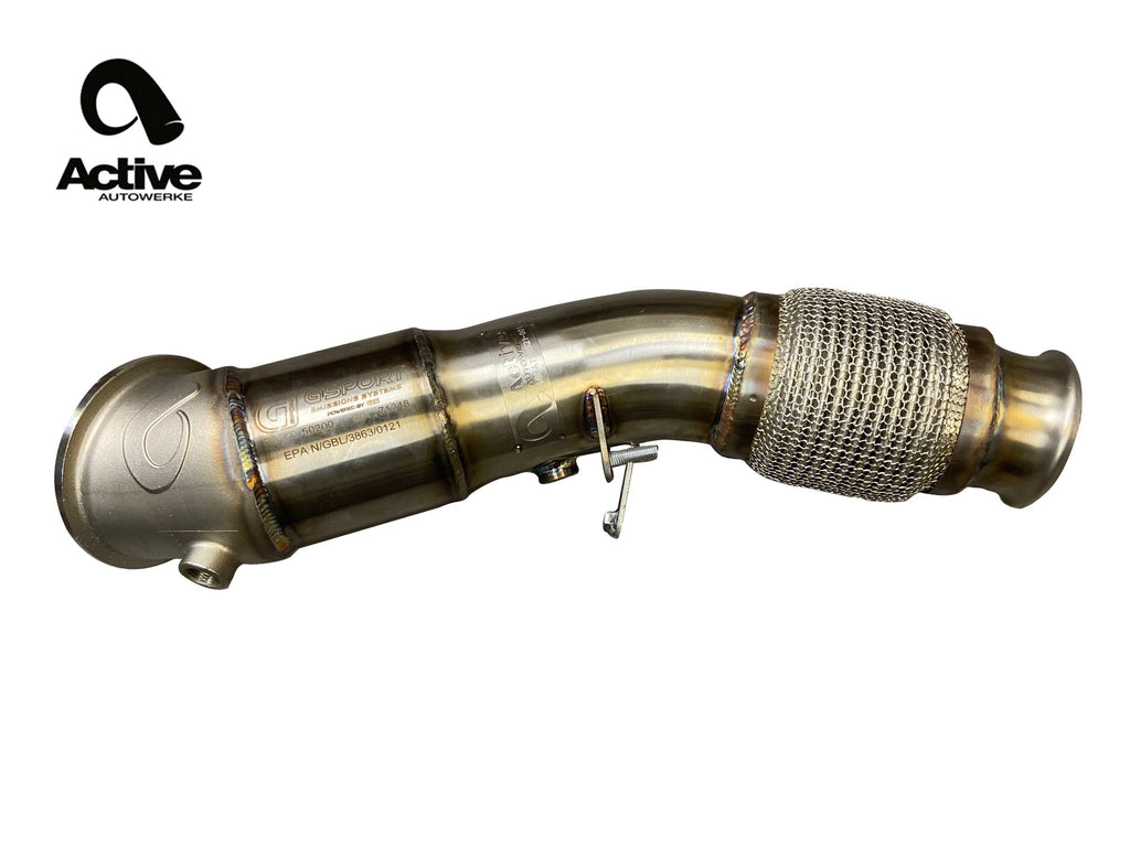 ACTIVE AUTOWERKE TOYOTA SUPRA MKV A91 2.0 B46 CATTED DOWNPIPE 11-566