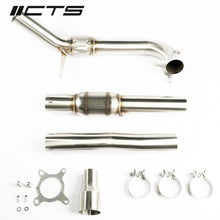 Load image into Gallery viewer, CTS TURBO MK6 GOLF R 2.0T, MK2 AUDI TT QUATTRO/TT-S 2.0T, 8P A3 QUATTRO/S3 2.0T HIGH FLOW CAT DOWNPIPE CTS-EXH-DP-0003-CAT