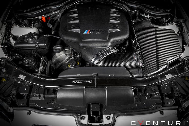 Eventuri BMW E9X M3 S65 Black Carbon Airbox Lid - Gloss EVE-E9X-CF-ARB