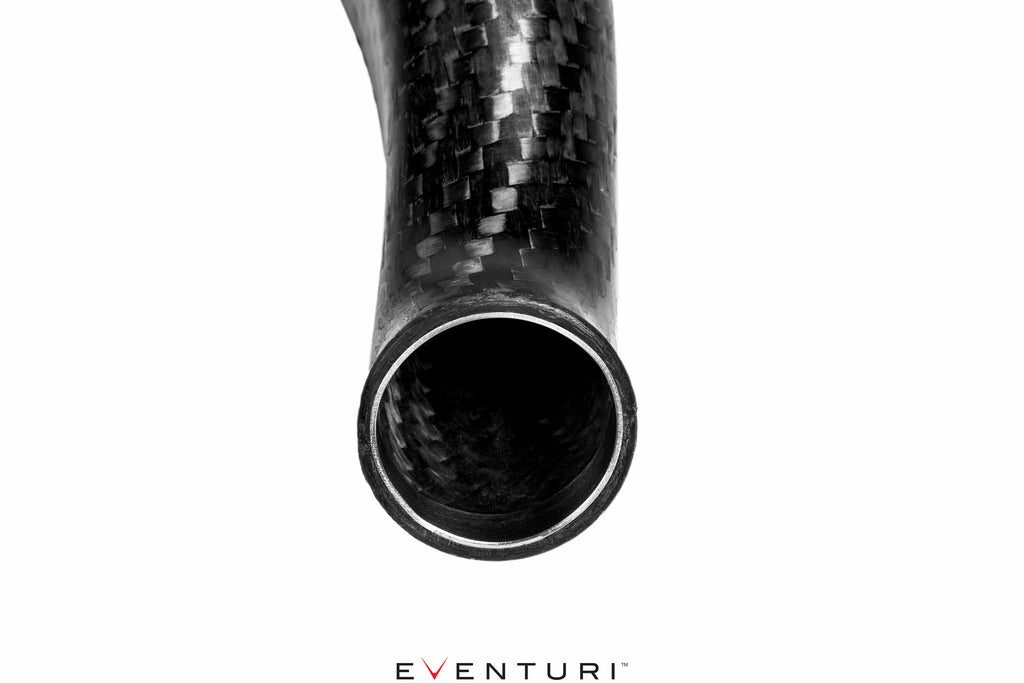 Eventuri BMW F8X M2C M3 M4 S55 Black Carbon Charge Pipe Set EVE-S55-CF-CHG