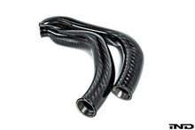 Load image into Gallery viewer, Eventuri BMW F8X M2C M3 M4 S55 Black Carbon Charge Pipe Set EVE-S55-CF-CHG