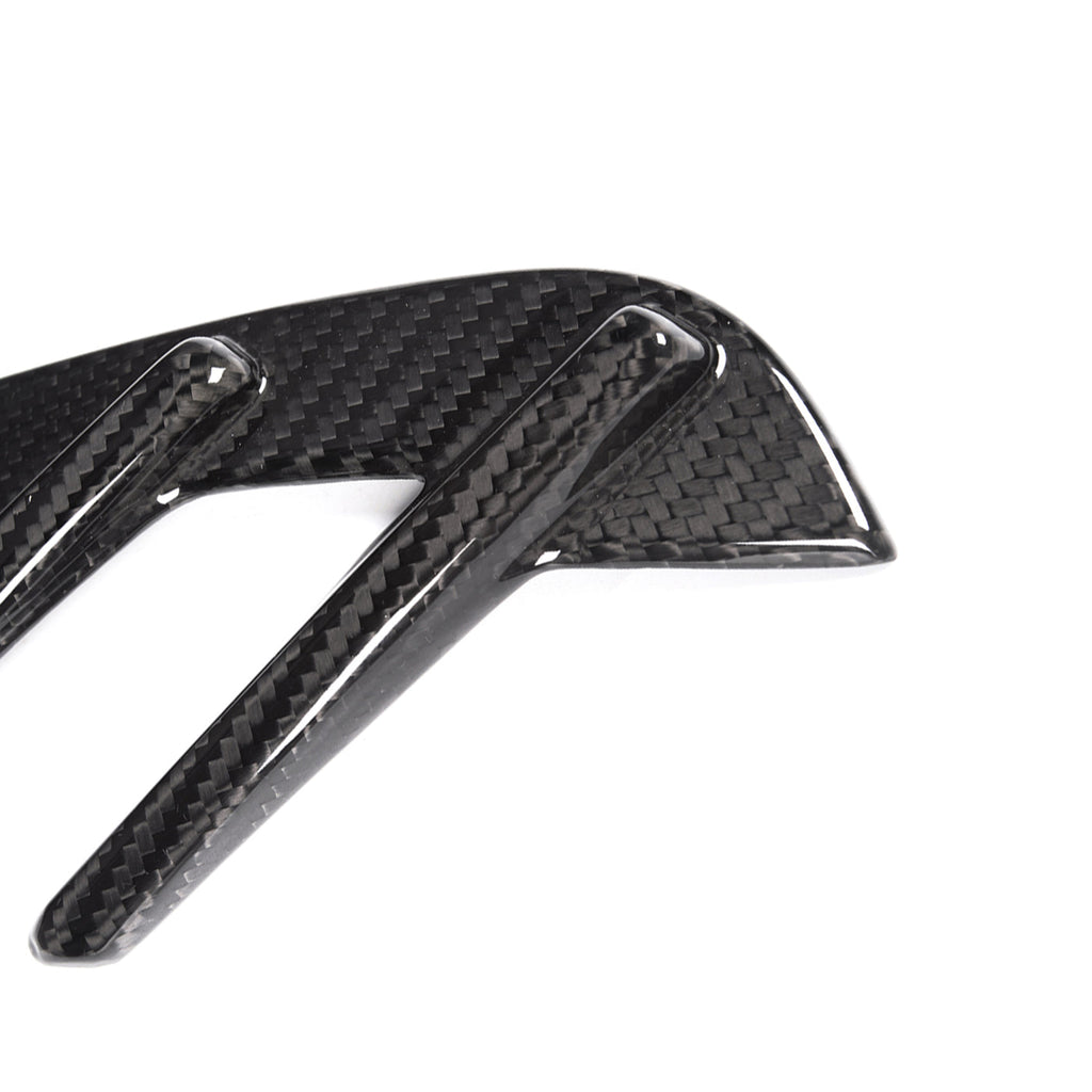 R44 MHC PLUS BMW G80 M3 PRE PREG CARBON FIBRE SIDE FENDER BADGE COVER